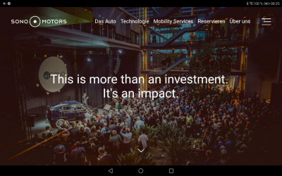 An Impact! Ja, der SION wird ein ordentlicher Einschlag.