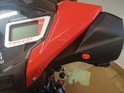 Warnblinker an der GTR.