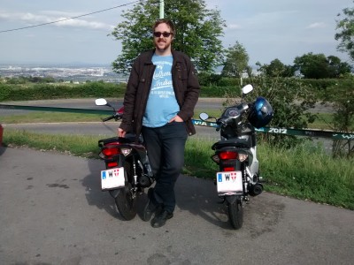 2 Waves und meine Wenigkeit am Kahlenberg