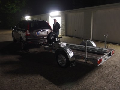 Morgens um 01:59h Abfahrt