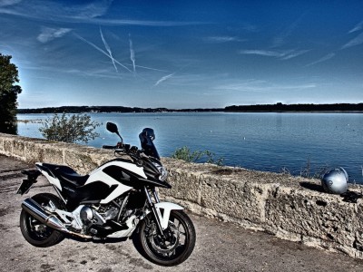 Am Chiemsee, morgens erste Fahrt