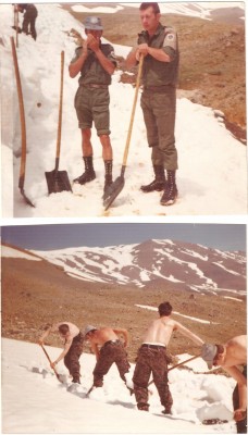 Einige Soldaten hatten danach Sonnenbrand!