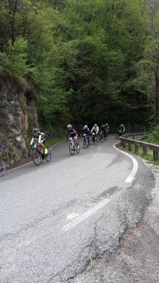 Rennradler im Valvestino