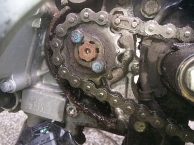 das abgenutzte 14er weicht einem neues 13er, zwecks wheeling.